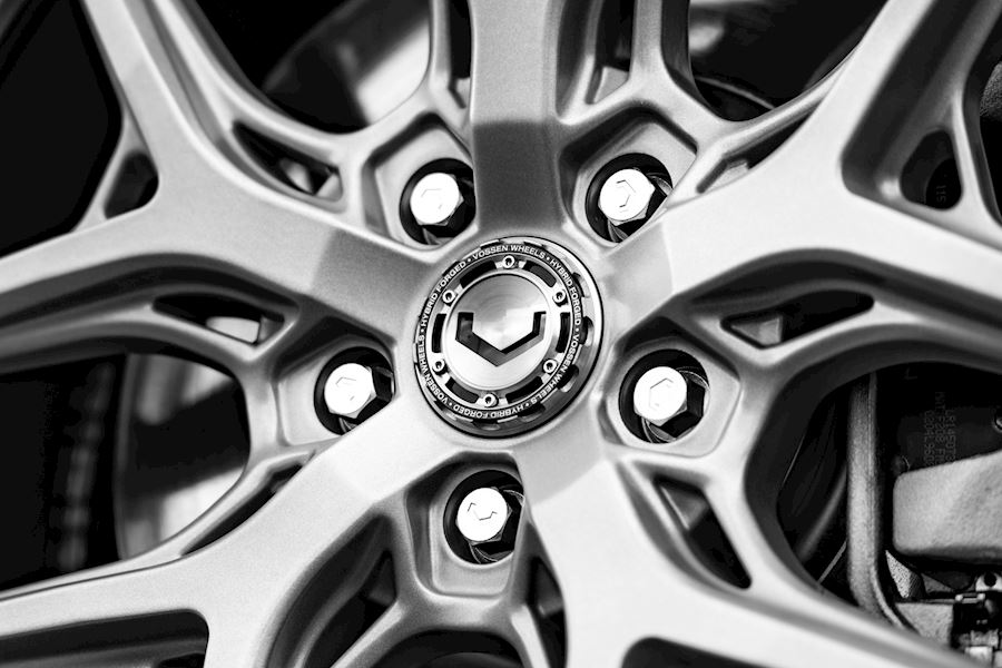 Volkswagen ID Buzz installed with Vossen HFX-1 wheels