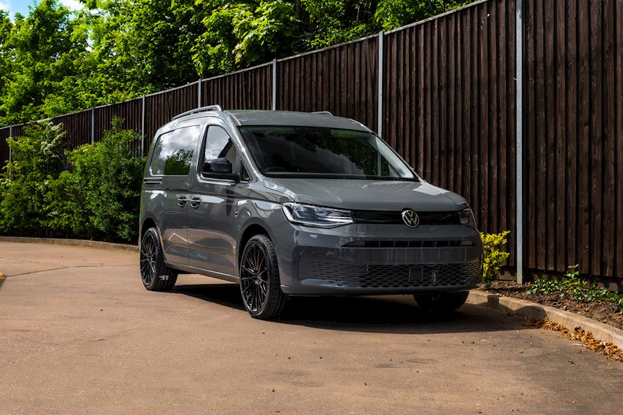 Volkswagen Caddy eHybrid installed with Vossen HFX-4 wheels