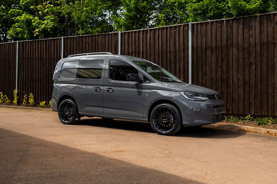 Volkswagen Caddy eHybrid installed with Vossen HFX-4 wheels