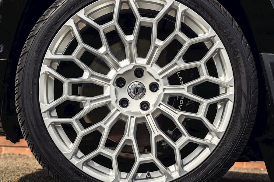 Urban Defender on Urban UC-6 wheelsUrban Defender on Urban UC-6 wheels finished in a Custom Satin Silver Metallic Paint