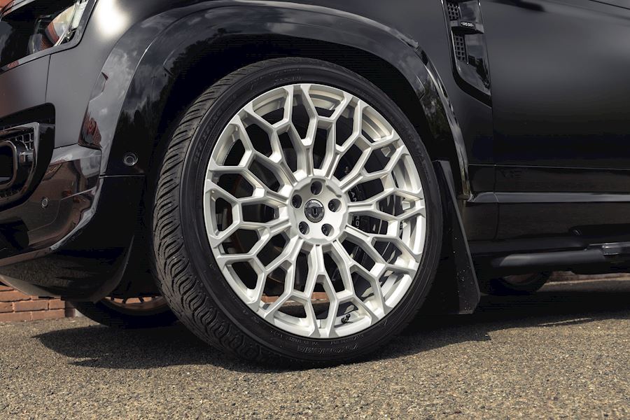 Urban Defender on Urban UC-6 wheelsUrban Defender on Urban UC-6 wheels finished in a Custom Satin Silver Metallic Paint