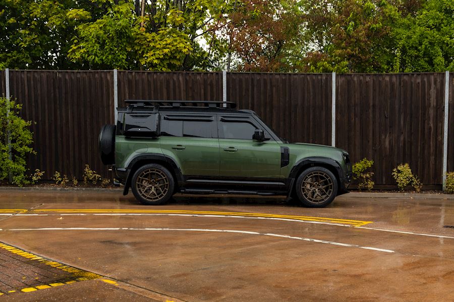 Land Rover Defender 110 on Vossen HFX-1 wheels