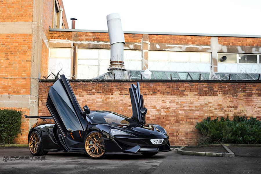 McLaren 570s installed with Brixton Forged PF10 Duo Series forged alloy wheels