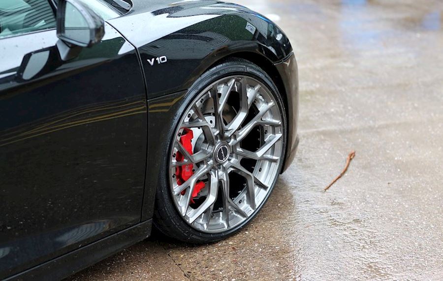 Audi R8 V10 Spyder installed with Brixton Forged PF10 Duo