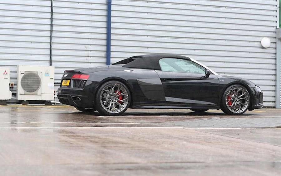 Audi R8 V10 Spyder installed with Brixton Forged PF10 Duo