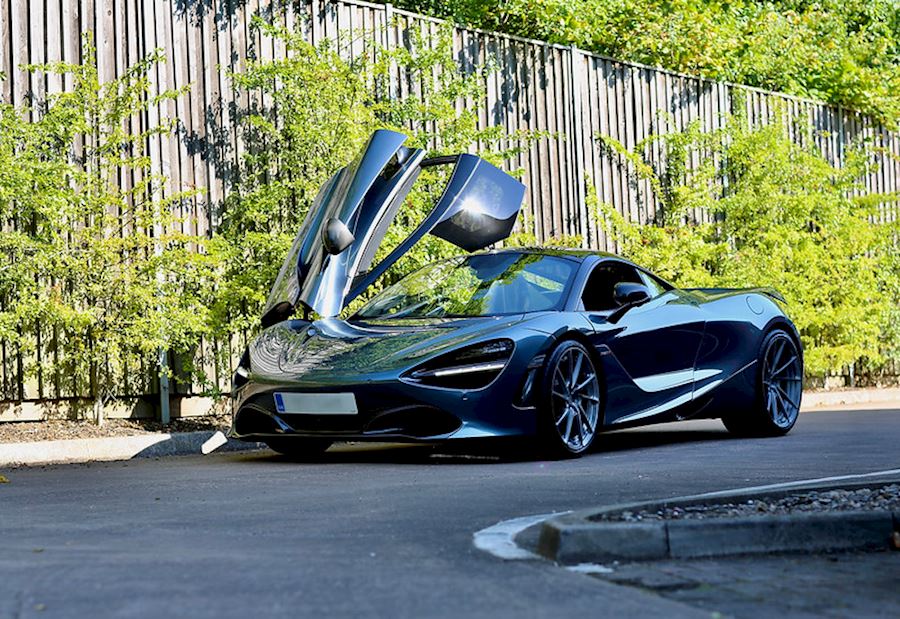 McLaren 720s installed with ANRKY AN23 forged wheels