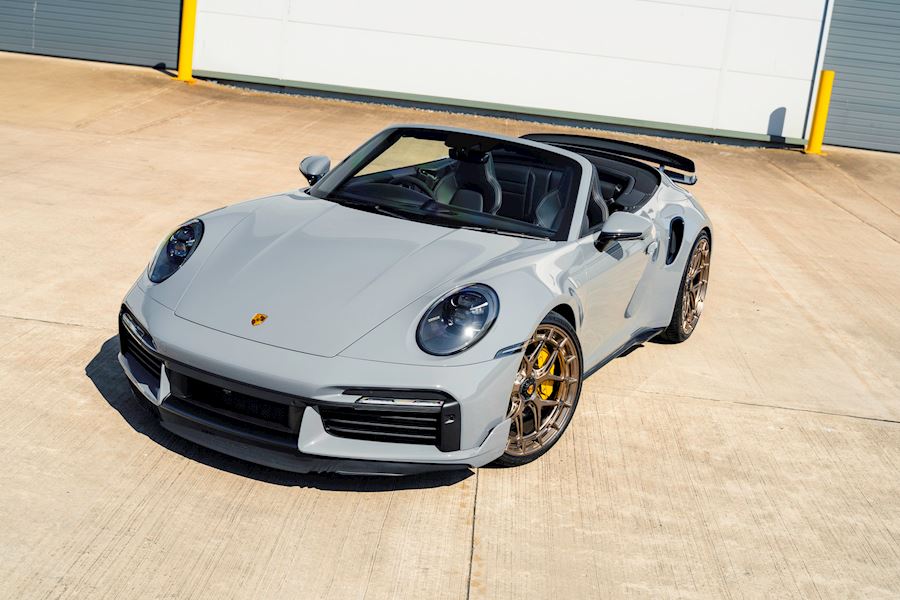 Porsche 992 Turbo S installed with Vossen Forged LC3-01 alloy wheels