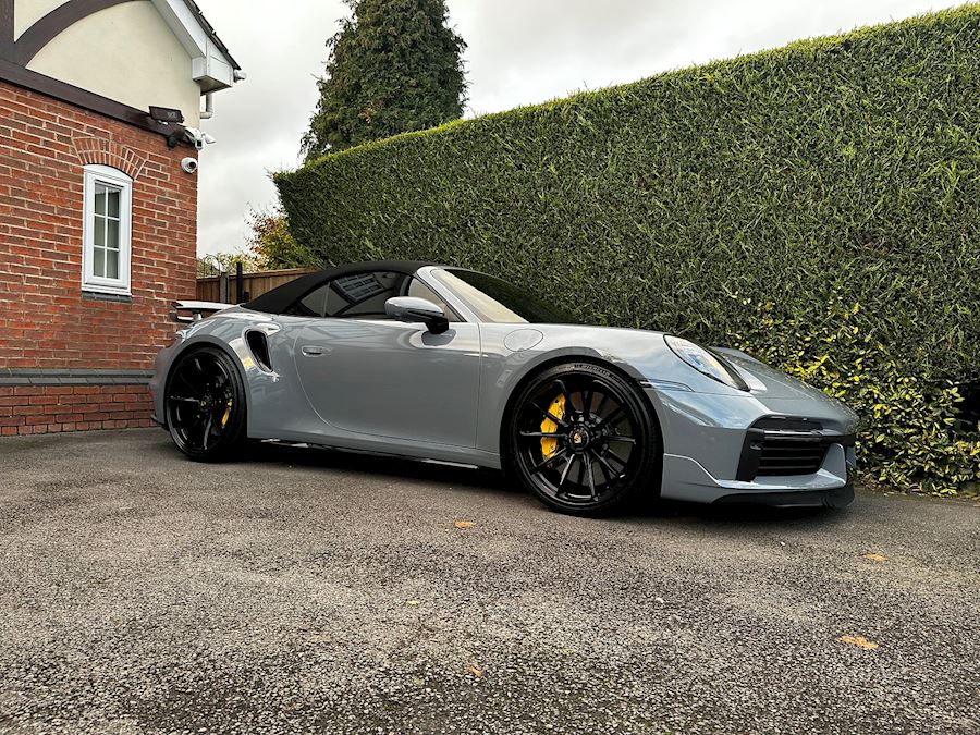 Porsche 992 Turbo S Cab installed with Vossen x Champion RS92 forged alloy wheels