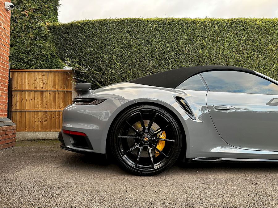 Porsche 992 Turbo S Cab installed with Vossen x Champion RS92 forged alloy wheels