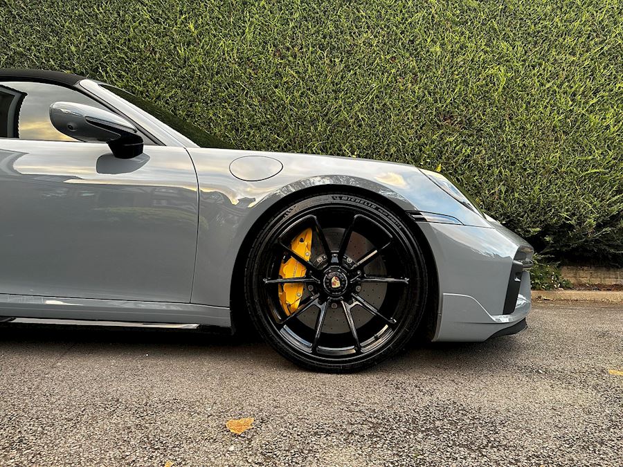Porsche 992 Turbo S Cab installed with Vossen x Champion RS92 forged alloy wheels