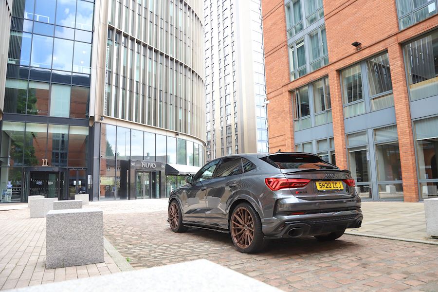 Audi RSQ3 installed with Vossen HF4T alloy wheels