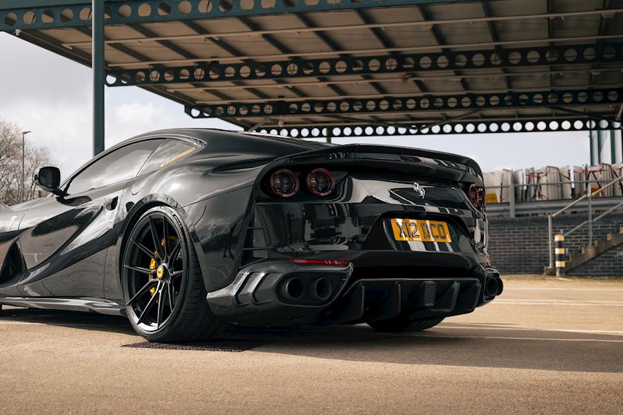 Ferrari 812 Superfast installed with Vossen x Novitec NF10 forged alloy wheels in Satin Black