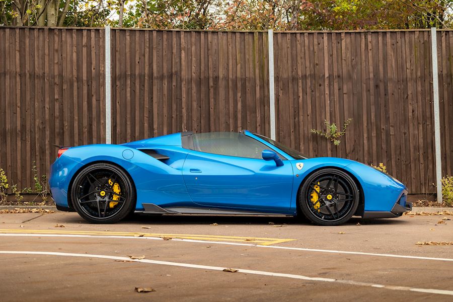 Ferrari 488 Spider installed with AG Luxury AGL42 3 piece 