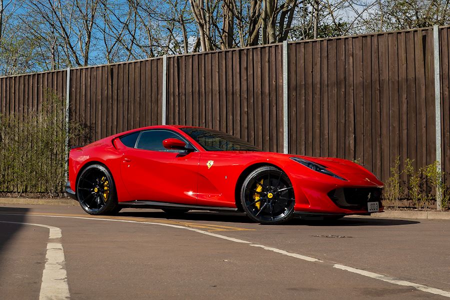 Ferrari 812 Superfast Installed with Vossen x Novitec NF10 wheels finished in Gloss Black 21x10 22x12.5