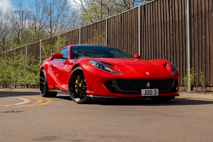 Ferrari 812 Superfast Installed with Vossen x Novitec NF10 wheels finished in Gloss Black 21x10 22x12.5