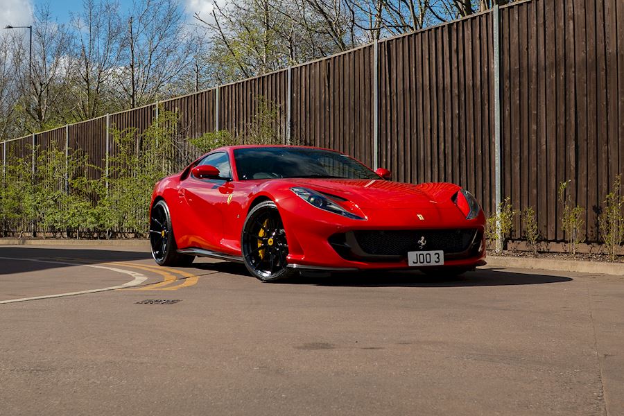 Ferrari 812 Superfast Installed with Vossen x Novitec NF10 wheels finished in Gloss Black 21x10 22x12.5