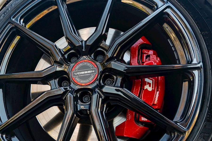 Volkswagen Scirocco Installed with Vossen HF-3 finished in Gloss Black 19x8.5 19x9.5