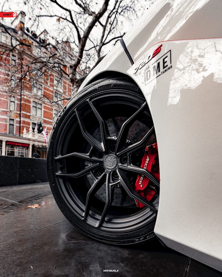 McLaren 720s installed with ANRKY AN11 alloy wheels