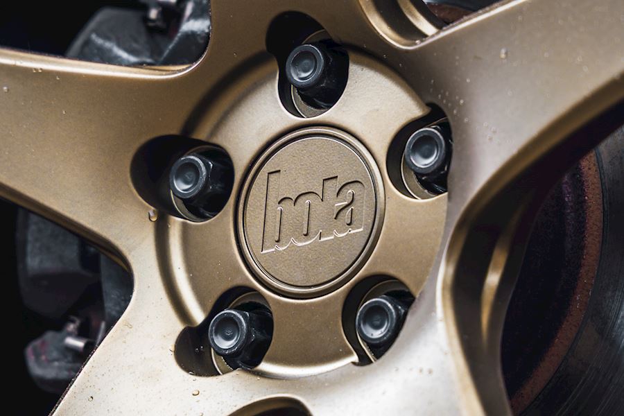 Toyota Supra MK4 installed with Bola B2R wheels finished in Satin Bronze 18x8.5 18x9.5