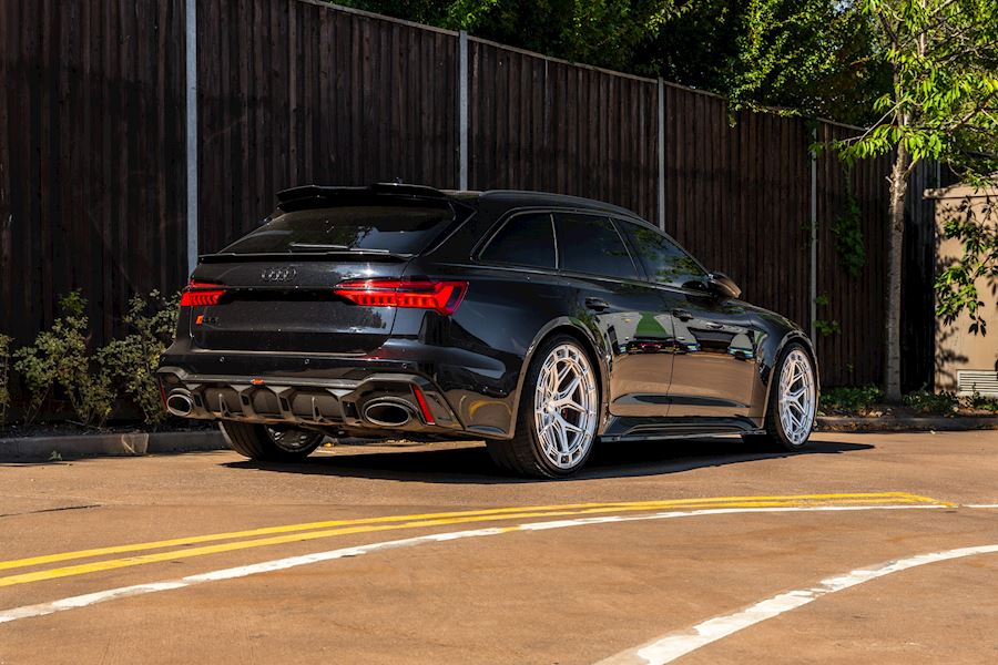 Audi RS6 installed with Vossen HFX-1 wheels