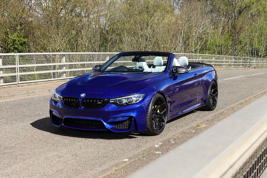 BMW M4 CAB installed with Vossen Forged EVO 3 wheels finished in Satin Black 20x9.5 20x11