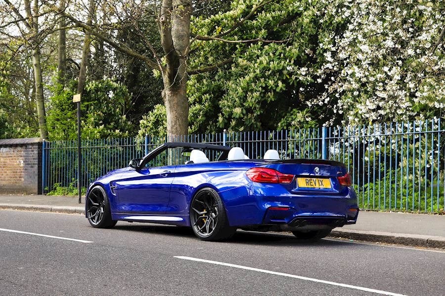 BMW M4 CAB installed with Vossen Forged EVO 3 wheels finished in Satin Black 20x9.5 20x11