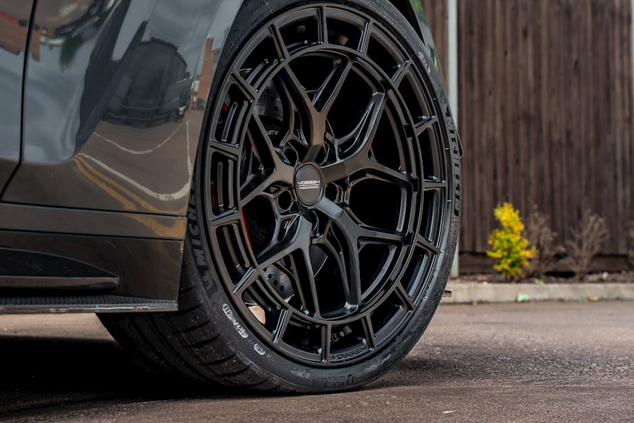 BMW M3 G81 Touring Installed with Vossen HFX-1 wheels finished in Satin Black 20x9.5 21x11