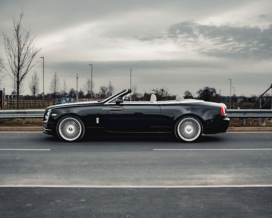 Rolls Royce Dawn installed with Vossen S17-16 wheels in Polished Brushed Gloss Clear 22x9.5 22x11