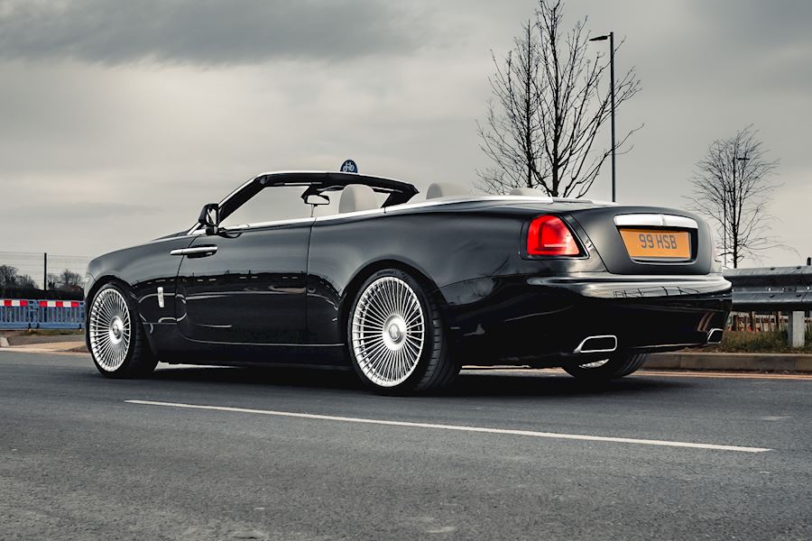 Rolls Royce Dawn installed with Vossen S17-16 wheels in Polished Brushed Gloss Clear 22x9.5 22x11