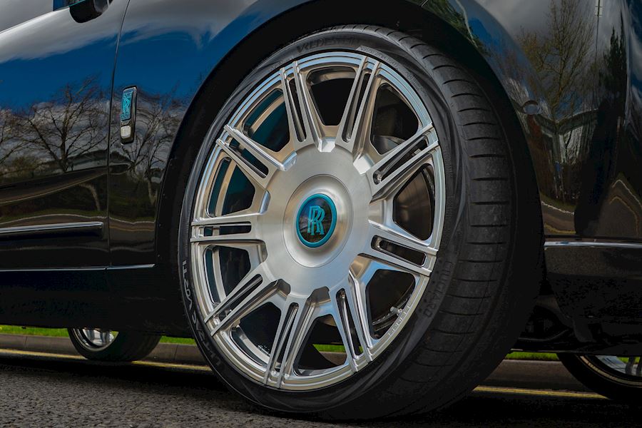 Rolls Royce Cullinan with Vossen x Novitec SP2 wheels finished in Polished & Brushed Gloss Clear 24x10