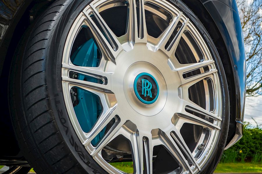 Rolls Royce Cullinan with Vossen x Novitec SP2 wheels finished in Polished & Brushed Gloss Clear 24x10