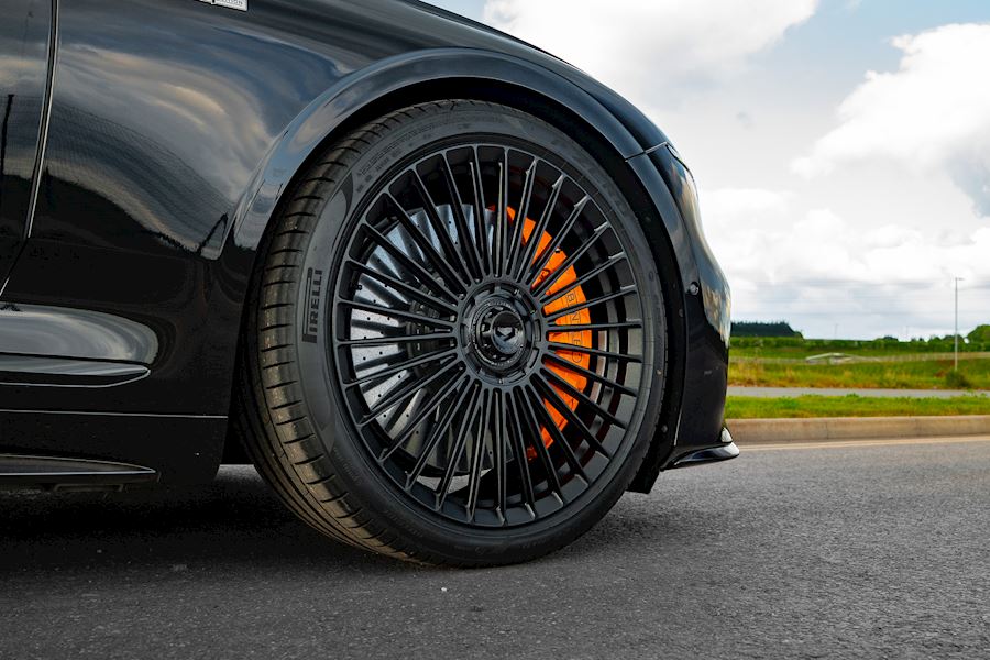 Bentley Continental GT Cabriolet 2025 on Vossen Forged S17-05 alloy wheels finished in Satin Black 22x9.5 22x11