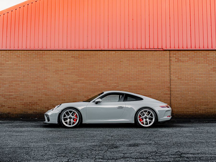 Porsche 911 GT3 Touring installed with Vossen S21-01 wheels finished in Brushed Gloss Clear 20x9 20x12