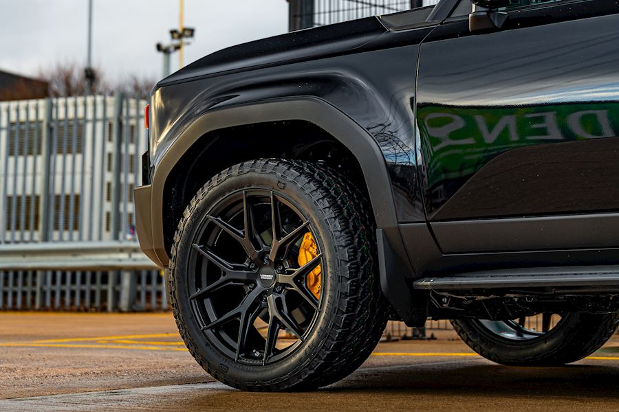 Toyota Land Cruiser installed with Vossen HF-64 wheels finished in Satin Black 22x9.5