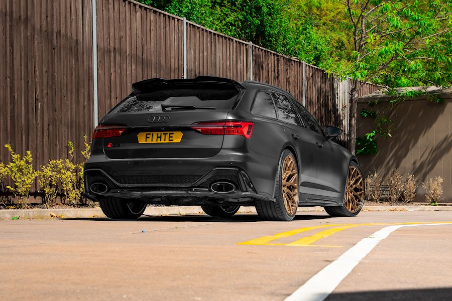 Audi RS6 Installed with Vossen HF-2 wheels finished in Satin Bronze 22x10.5