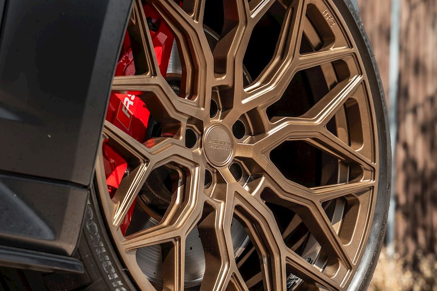 Audi RS6 Installed with Vossen HF-2 wheels finished in Satin Bronze 22x10.5