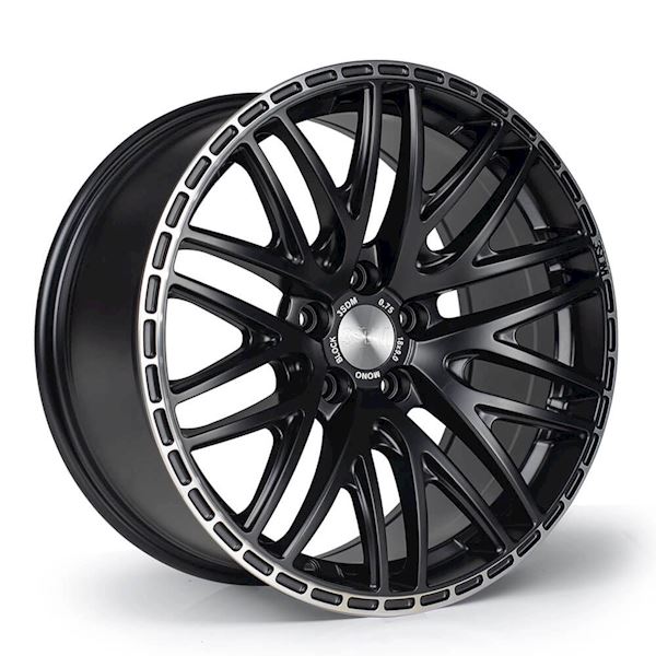 3SDM 0.75  Matt Black / Machined Lip - Image 1