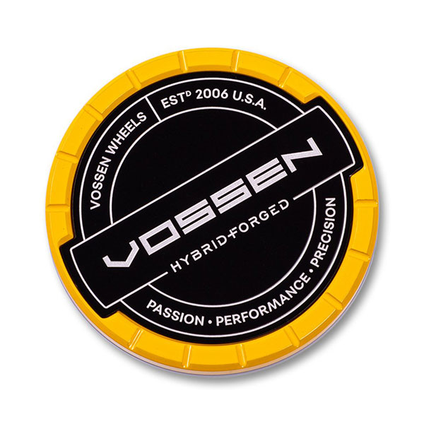 Hybrid Forged Billet Sport Cap Set For VF & HF Series Wheels Yellow - Image 1