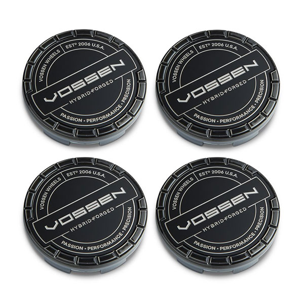 Hybrid Forged Billet Sport Cap Set For VF & HF Series Wheels Gloss Black - Image 2