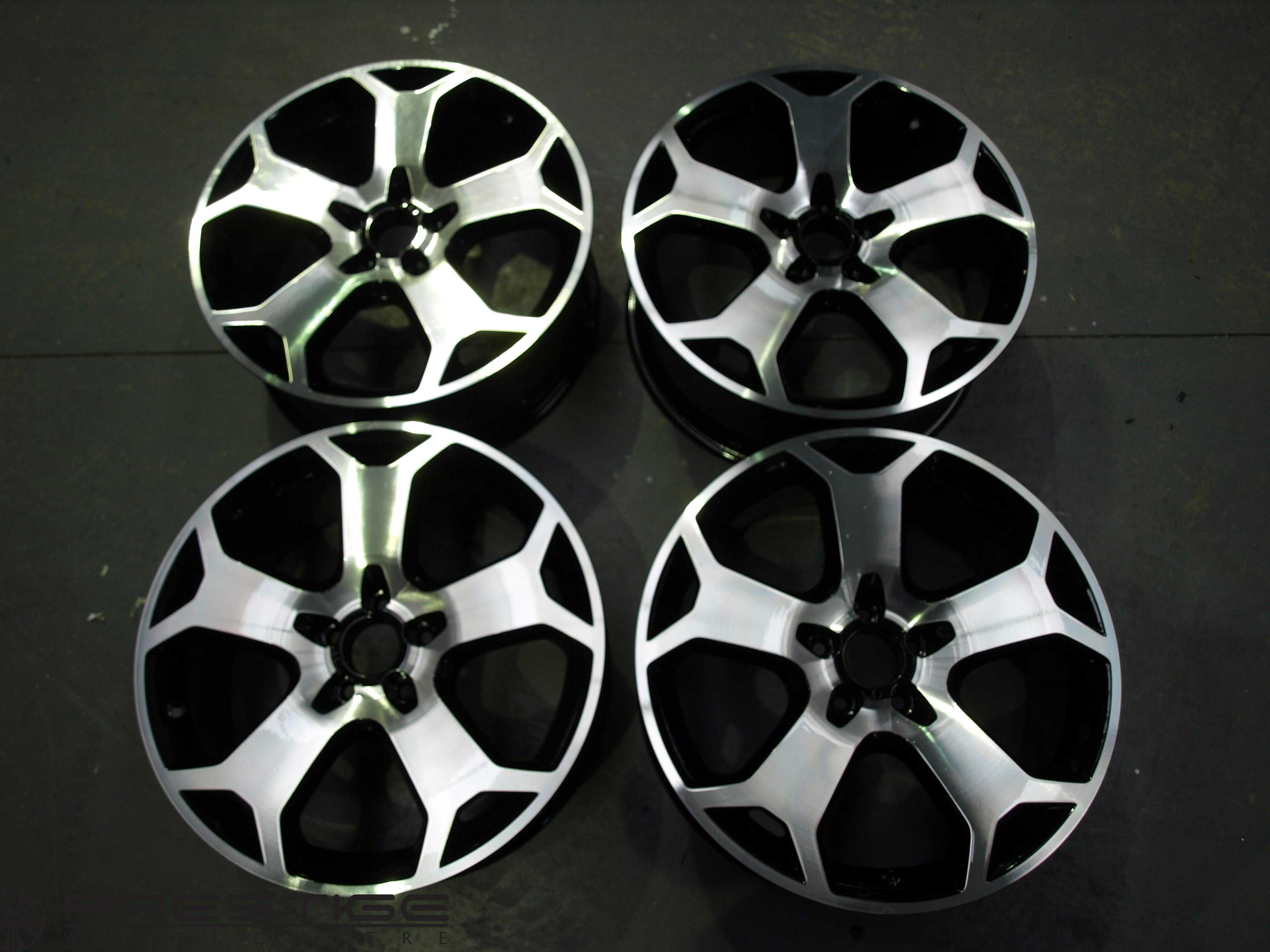 Customised Vauxhall Snowflake alloy wheels