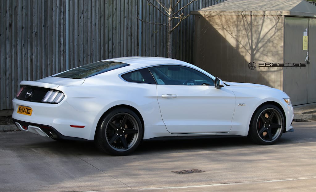 Ford Mustang installed with ADV1 wheels. ADV5 TS SL by Prestige Wheel ...