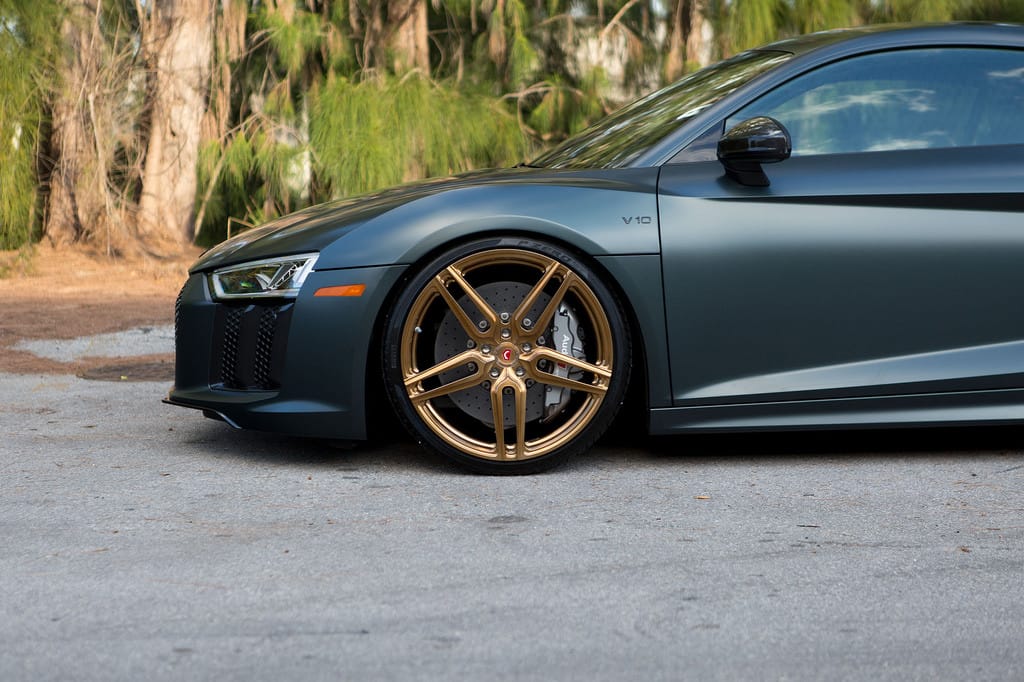 Audi r8 салатовая